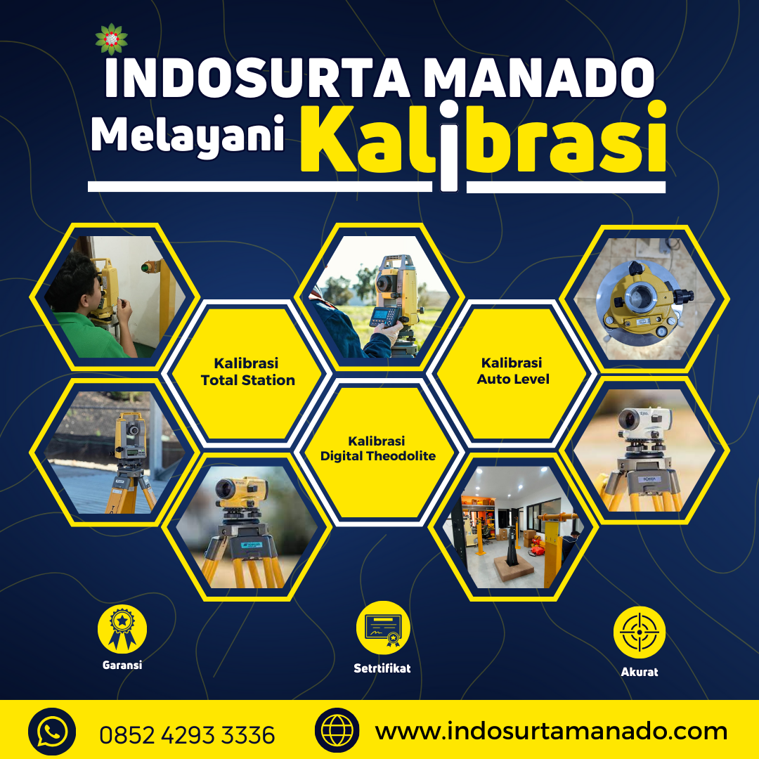 Tempat Servis dan Kalibrasi Total Station di Manado